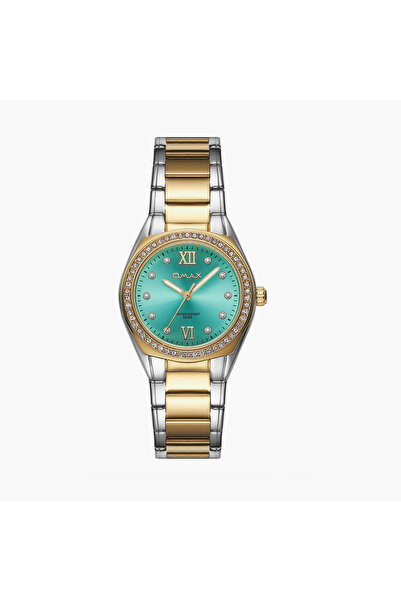 Omax Women's 36MM Gold Analog Metal Strap Watch | 00JAS016N004