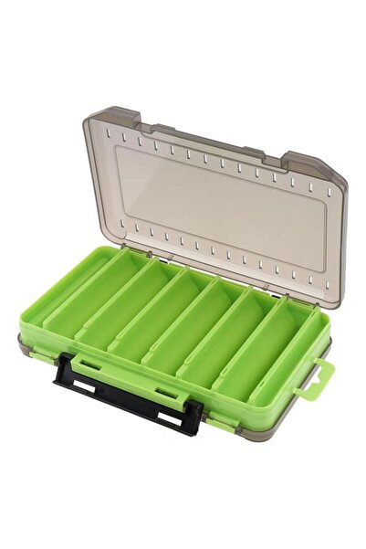 HPYTECH Çift Taraflı Balıkçı Aksesuar Kutusu🎣 Şeffaf Kapaklı Yem – Jig – İğne Organizeri-Yem Kutusu