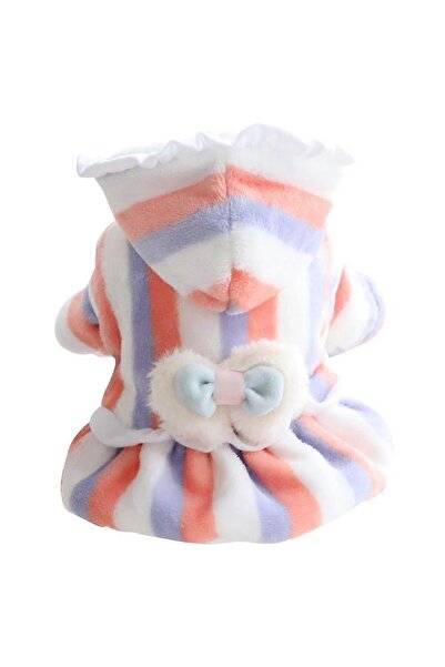 OEM Benobby kids Rainbow Pet Clothes For Dog Pajamas Coat Cat Jumpsuit Velvet Doggie