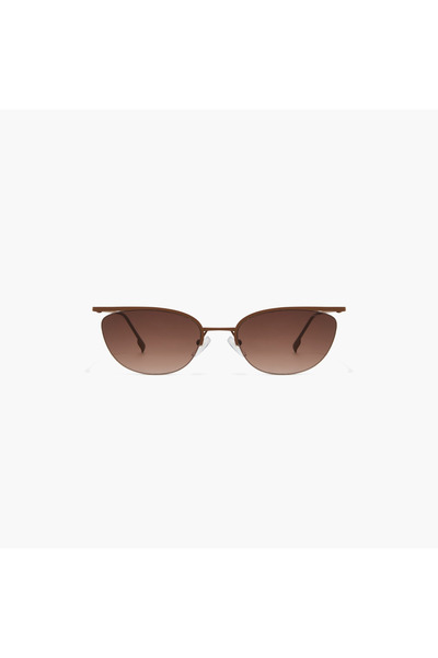 BlackOut 55MM Brown Oval Sunglasses BLA-000310-2404
