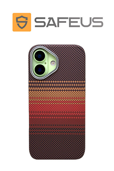 SAFEUS حافظة فاخرة من ألياف الكربون لهاتف آيفون 17 مع ميزة MagSafe، مقاومة للصدمات