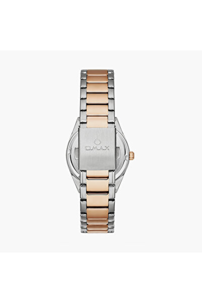 Omax Women's 36MM Gold Analog Metal Strap Watch | 00JAS016N012