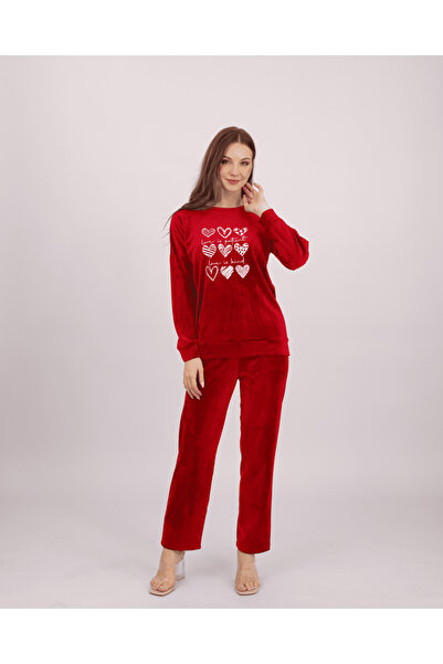 Clyfora طقم بيجامة مخملية من Love Us Kind