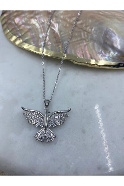 Byoz store Steel Silver Color Phoenix Pendant 316L Steel