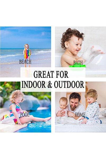 Lonimia microfiber hooded beach towel, multicolor, large, quick-dry, for children