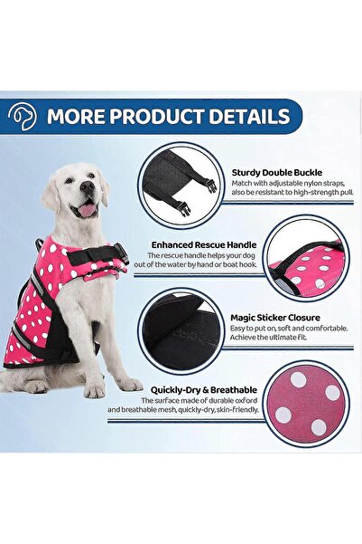 OEM Benobby kids Dog Life Jacket,adjustable Doggie Life Jacket Pet Life Preserver