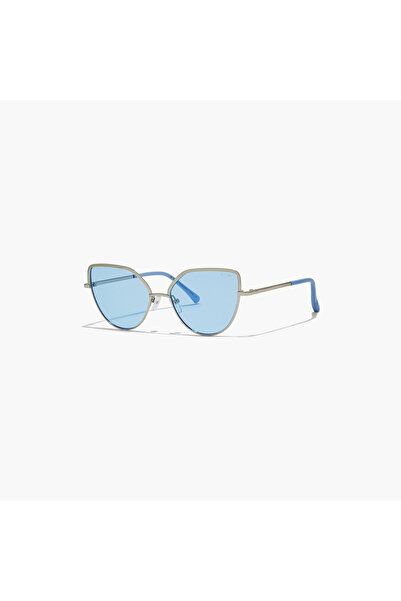 BlackOut Women Blue Lens 54 mm Cat Eye Sunglasses | BLA-000250-1202