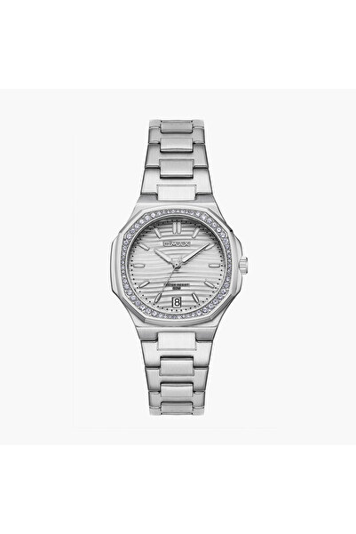 Omax Women's 42MM Silver Analog Metal Strap Watch | 00BFD006V008
