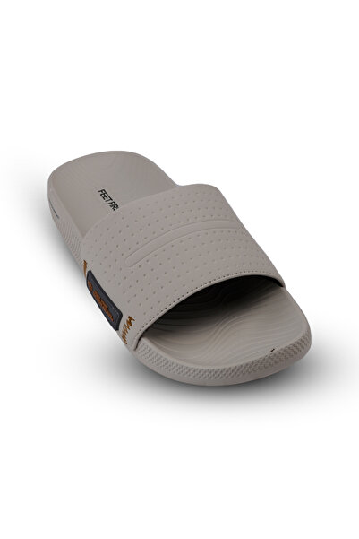 feet first Men's modern slippers with a touch of luxury and a natural foam interior.