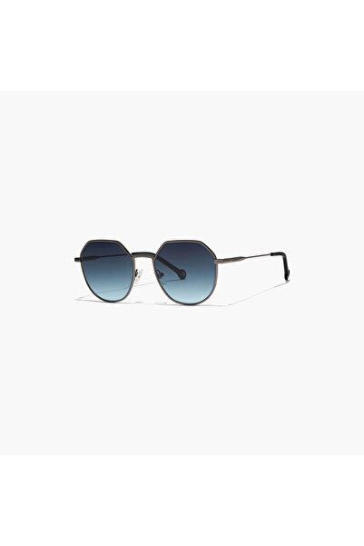 30Sundays TURN UP II Blue Lens 55 mm Geometric Sunglasses