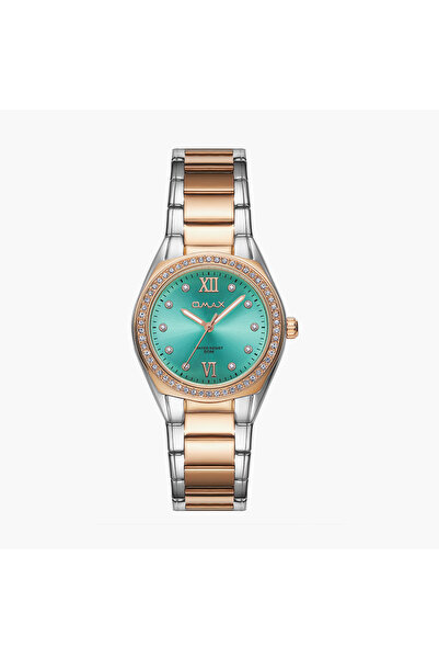 Omax Women's 36MM Gold Analog Metal Strap Watch | 00JAS016N014
