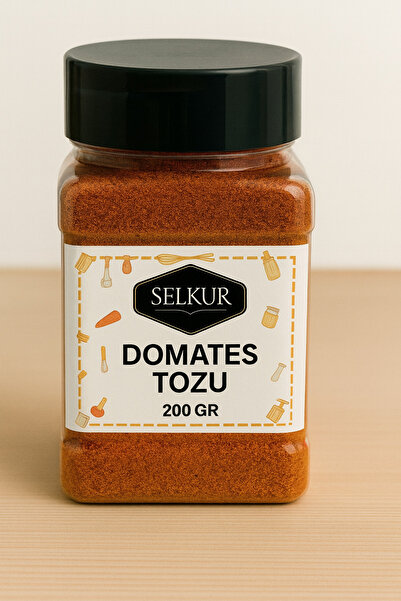 SELKUR Domates Tozu 200GR(Kurutulmuş Domates Tozu)