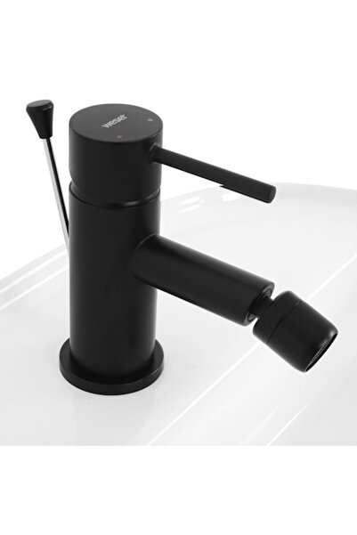 Maison Mex Baterie bideu, BETSY, L.13.6/10.9 l.5 H.12.7 cm, negru mat