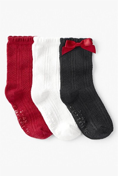 Carter's Girl's Patterned 3-Piece Socks Set Colorful 2t591610