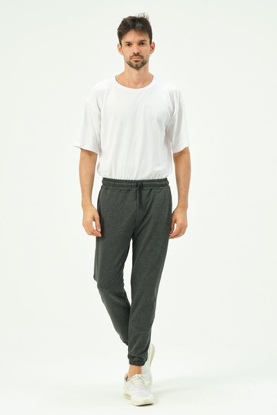 C&City Herren-Jogginghose mit elastischem Bund und Seitentasche