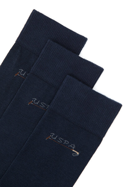 U.S. Polo Assn. Men's Navy Blue Socks 50317962-Vr033