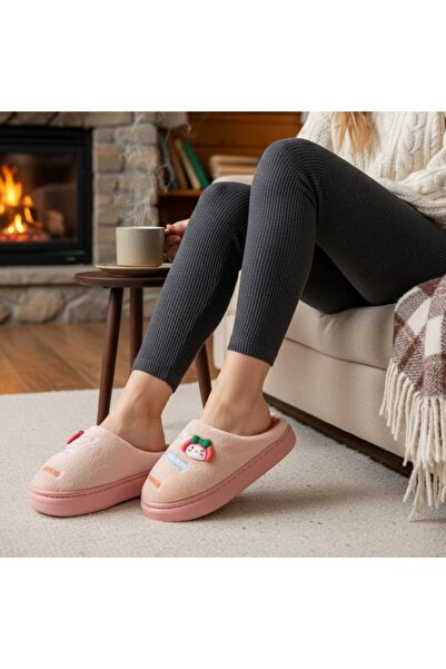 OEM Papuci de casă pufoși, călduroși și relaxanți, papuci stilați, veseli și ...