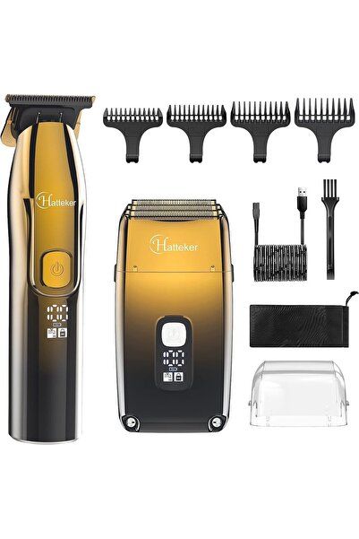 Hatteker Foil Shaver Bald Head Electric Razor with Precision Trimmer (Cordless, Waterproof)