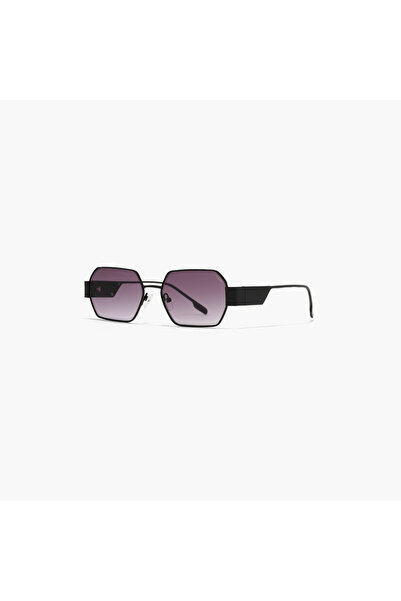 BlackOut Sky 56 MM Grey Geometric Sunglasses | su100107-bla-000345-0107-56
