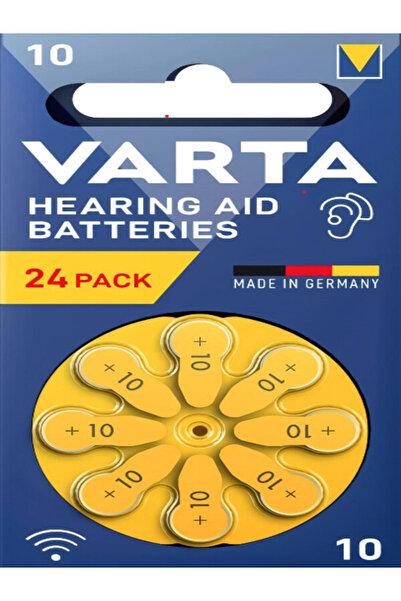 Varta Kulak Pili No:10 6'lı (10 Paket, 60 Adet)