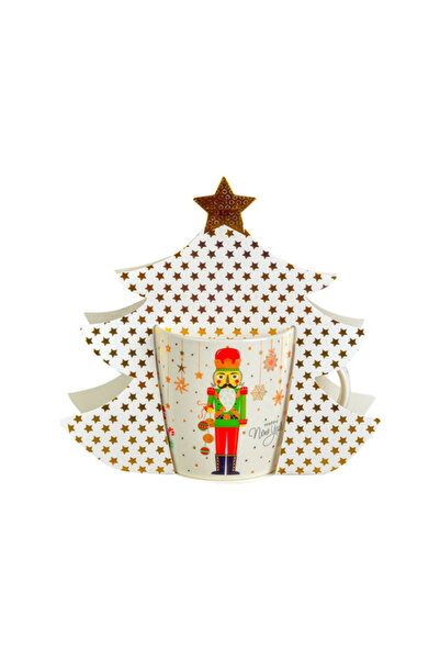 Tohana Pine Tree Paper Packaged Porcelain Mug 360 ml