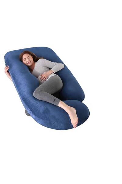 NKX Pregnancy Pillow, Removable J-Shape Full Body Pillow, Maternity Pillow