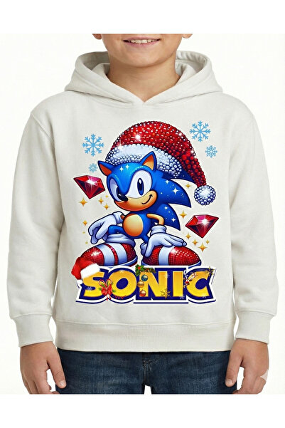 LİTTLE TORTOİSE سترة رياضية مطبوعة بتصميم سونيك للأولاد