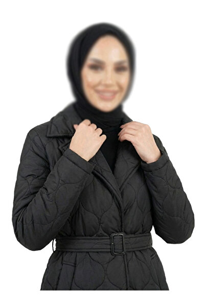dcn giyim 1985 Women's Belted Puffer Coat-528