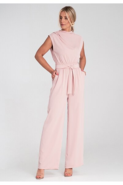 Figl Elegant jumpsuit for women - Party jumpsuit - Pink M1196 size S/M