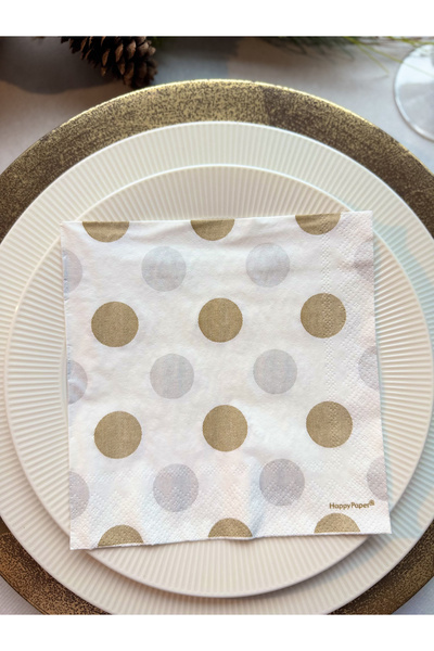 Mank Șervețele de masă, 3 straturi, hârtie de mătase - Dotly Brilliant, 33 x ...