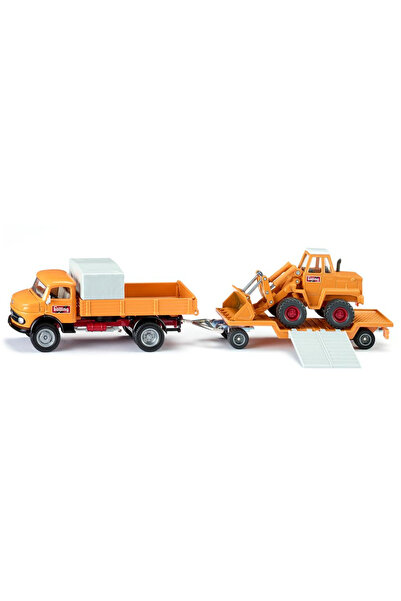 Siku Mercedes 710 Classic Truck with Trailer and Kramer Excavator, 1:50 Scale (4117)
