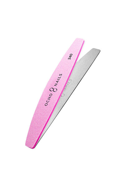 Cosmeticos Bază de pilă metalică + 10 rezerve roz, granulație 240