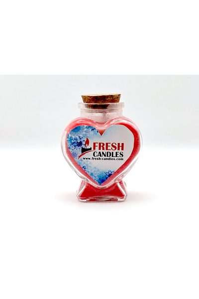 Fresh Candles Scented Candle – Glass Heart, 160g