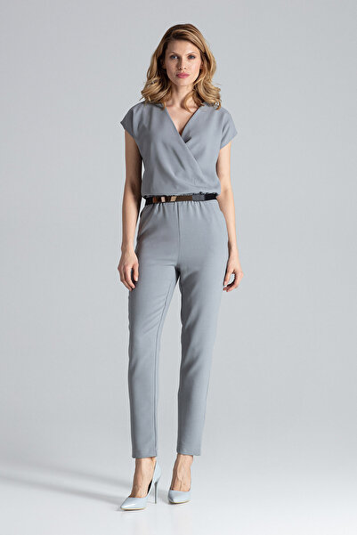 Figl Formal jumpsuit - gray communion jumpsuit M397 size L