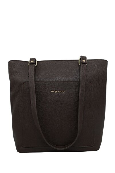 Meskanto Tote Genuine Leather Women's Shopping Arm and Shoulder Bag
