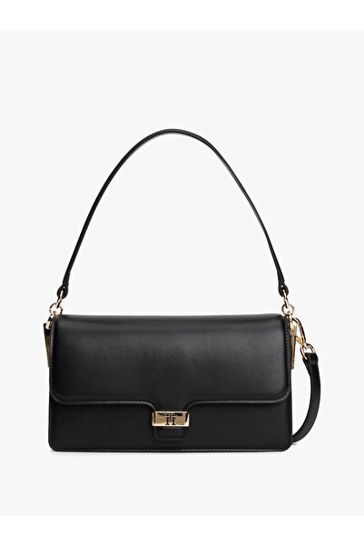 Tommy Hilfiger TH HERITAGE CONV CROSSOVER Kadın Siyah Çanta - AW0AW18029
