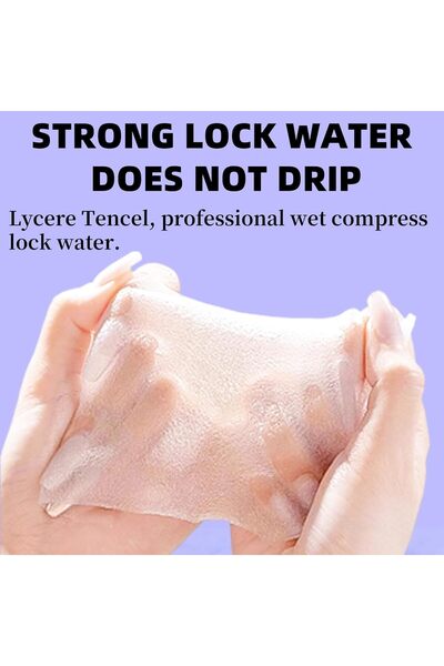 Generic 200 pcs Stretchable Compressed Wet Cotton Pads for Makeup - Moisturizing, Breathable (AlSheikaha)