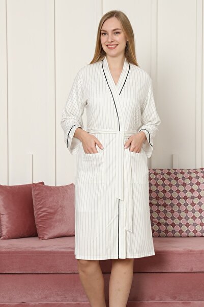 Espuar Women's 881 Striped Single Robe