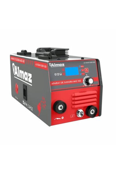 Almaz Aparat de sudură cu invertor MIG 160, MIG+MMA, electrod 1,6-3,2 mm, sâr...