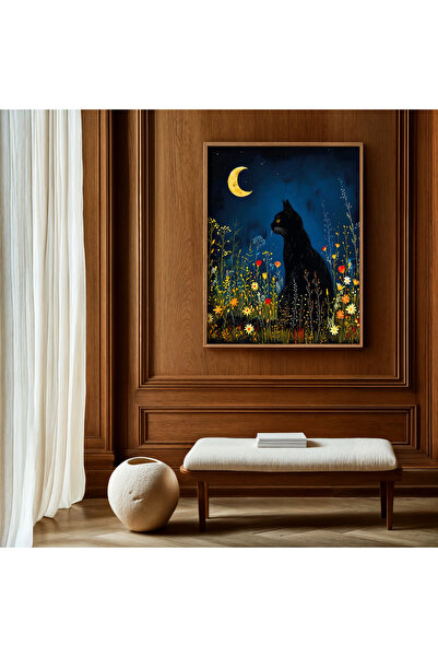 ARTHOUSECOLLECTIVE William Morris Poster - Cat Illustration - Painting Sizes Unframed Poster