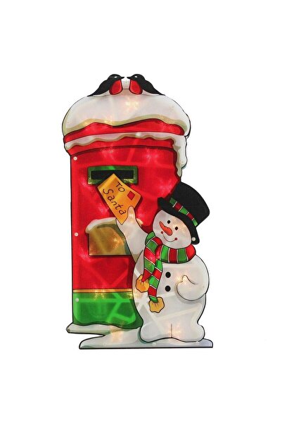 Optim Solution Christmas Window Decoration 46x25cm Snowman LED (Wholesale)