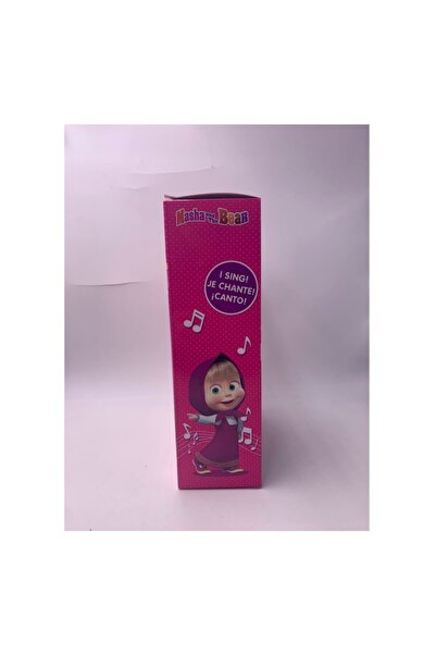 OEM Masha and the Bear doll set - Masha with pink hood and the Bear, plastic