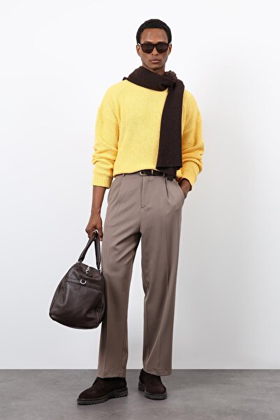 Antioch Yellow Knitted Sweater Men's Sweater