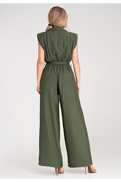 Figl Elegant Women's Jumpsuit - Formal Women's Jumpsuit - Green M1176 r. Universal