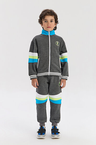 Nebbati Boy Anthracite Tracksuit Top