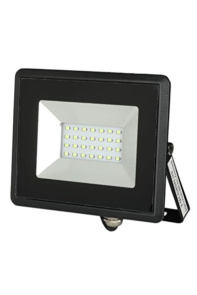KlaussTech 20W LED Floodlight with Green Light, IP65, Black