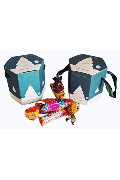 Buchetul dulce Elegant Gift Box 200g Bucuria Chocolate Mix – Refined Christmas Gift