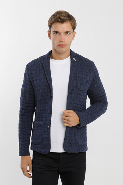 Smc by Semco Cepli Düğmeli Desenli Erkek Hırka