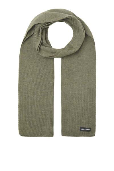 Jack & Jones Men's Khaki Scarf Model Code: (12098582) Jacdna Knit Scarf Noos