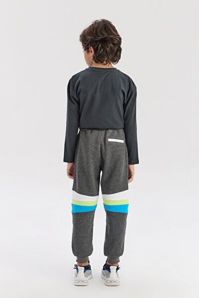 Nebbati Boy Anthracite Tracksuit Bottom